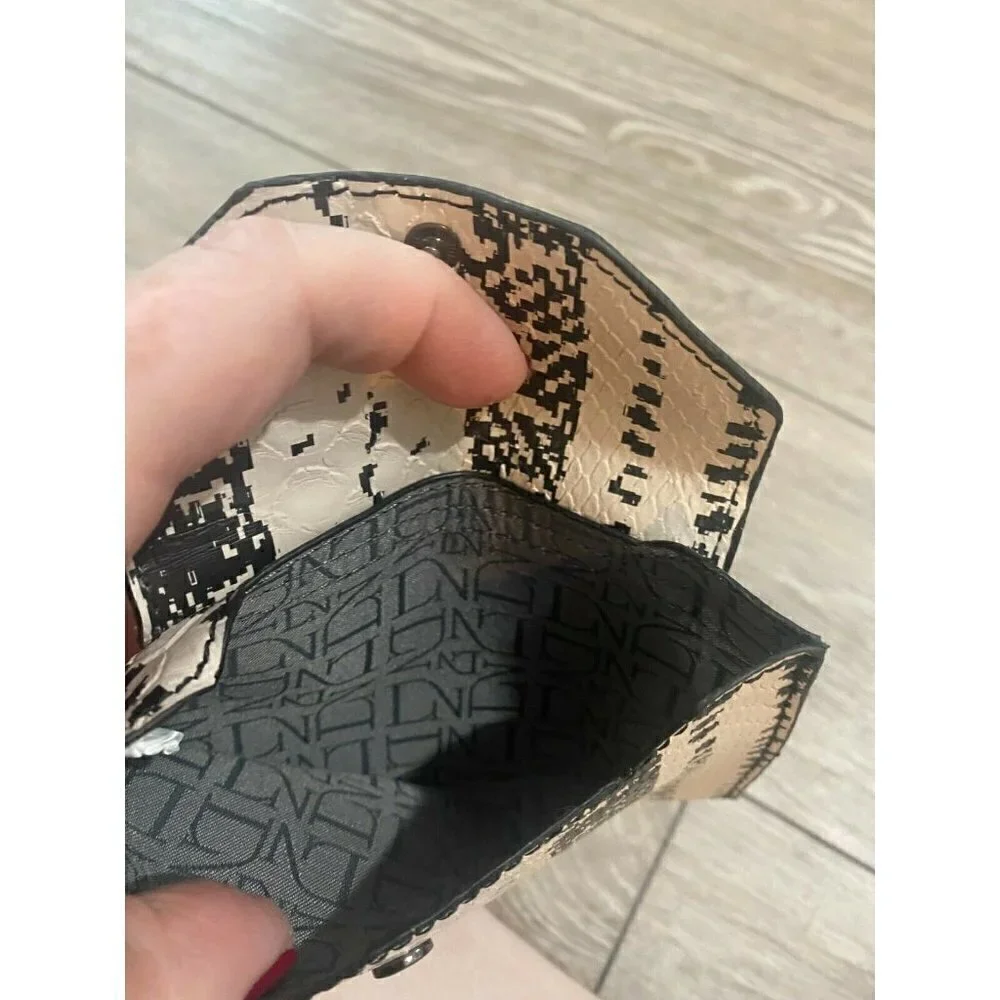 DANIELLE NICOLE SNAKE EMBOSSED CLUTCH Wallet Purse Bag